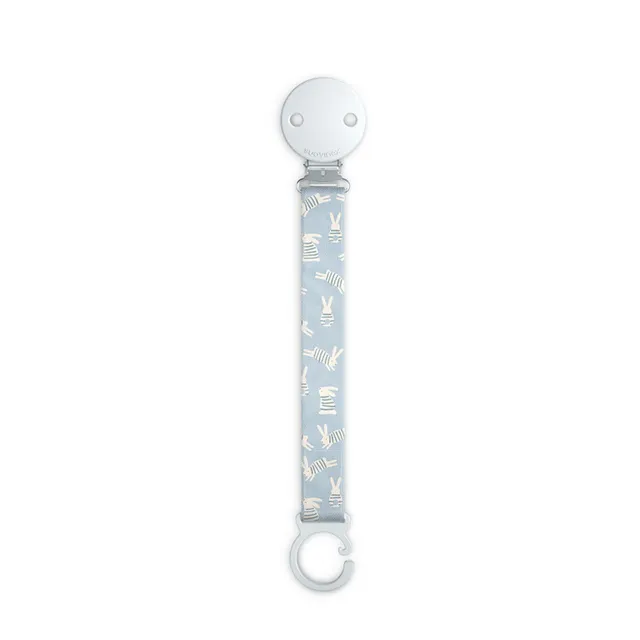 Suavinex Wonderland Clip Tessuto portaciuccio azzurra