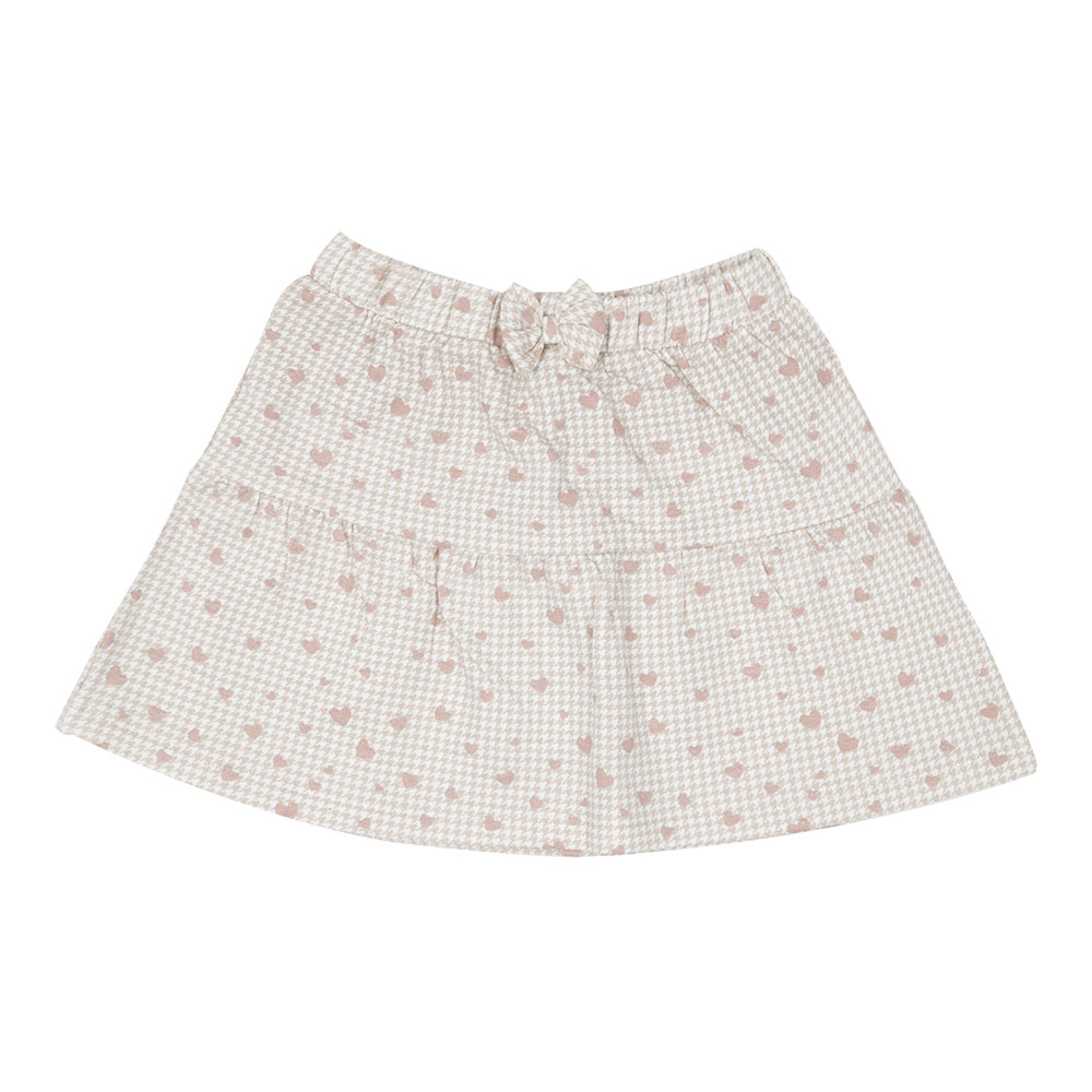 Toys Center Baby gonna felpata bimba beige cuoricini