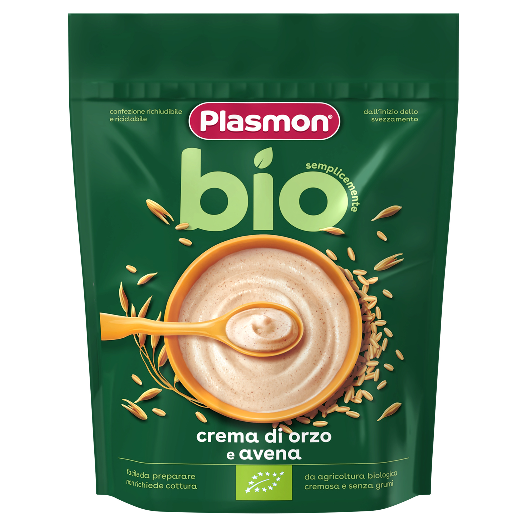 Plasmon Bio crema cereali orzo e avena 200g bio