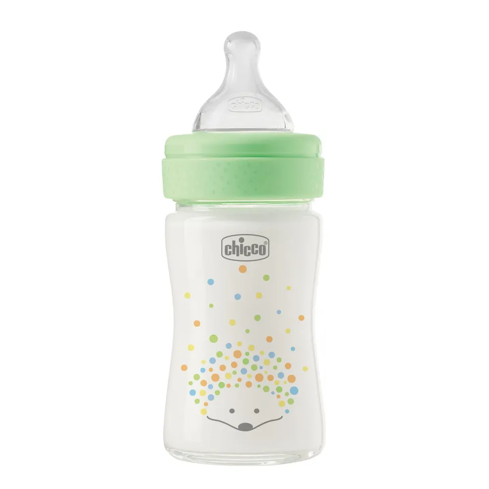 Chicco Perfect Easy Biberon Vetro 150 ml Verde