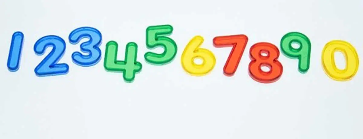 The Dida numeri trasparenti colorati per tavolo luminoso