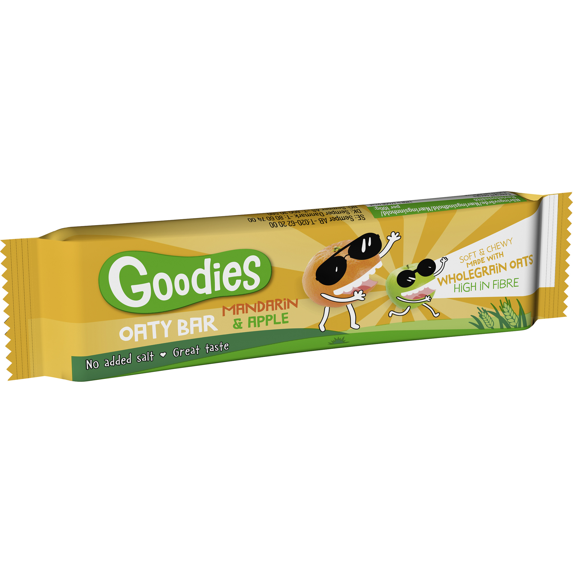 Goodies barrette mela mandarino 23 g cereali