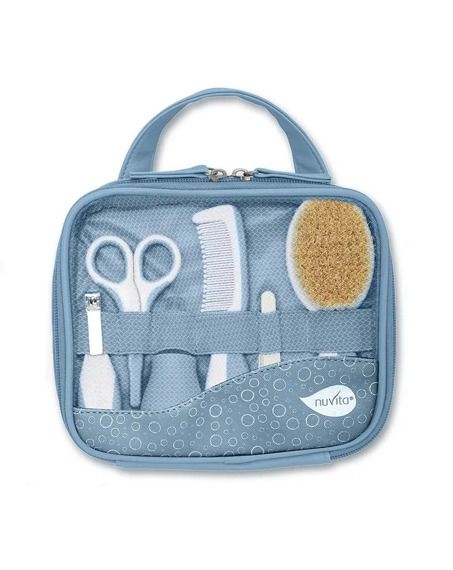 Nuvita 1146 beauty set neonato blu Powder 6 pezzi