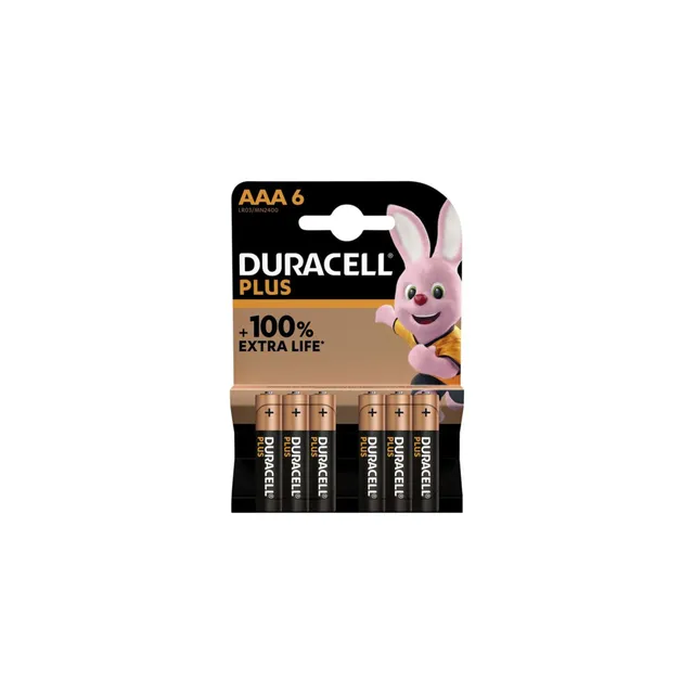 Duracell Plus Power AAA batterie alcaline 4 pz uso quotidiano