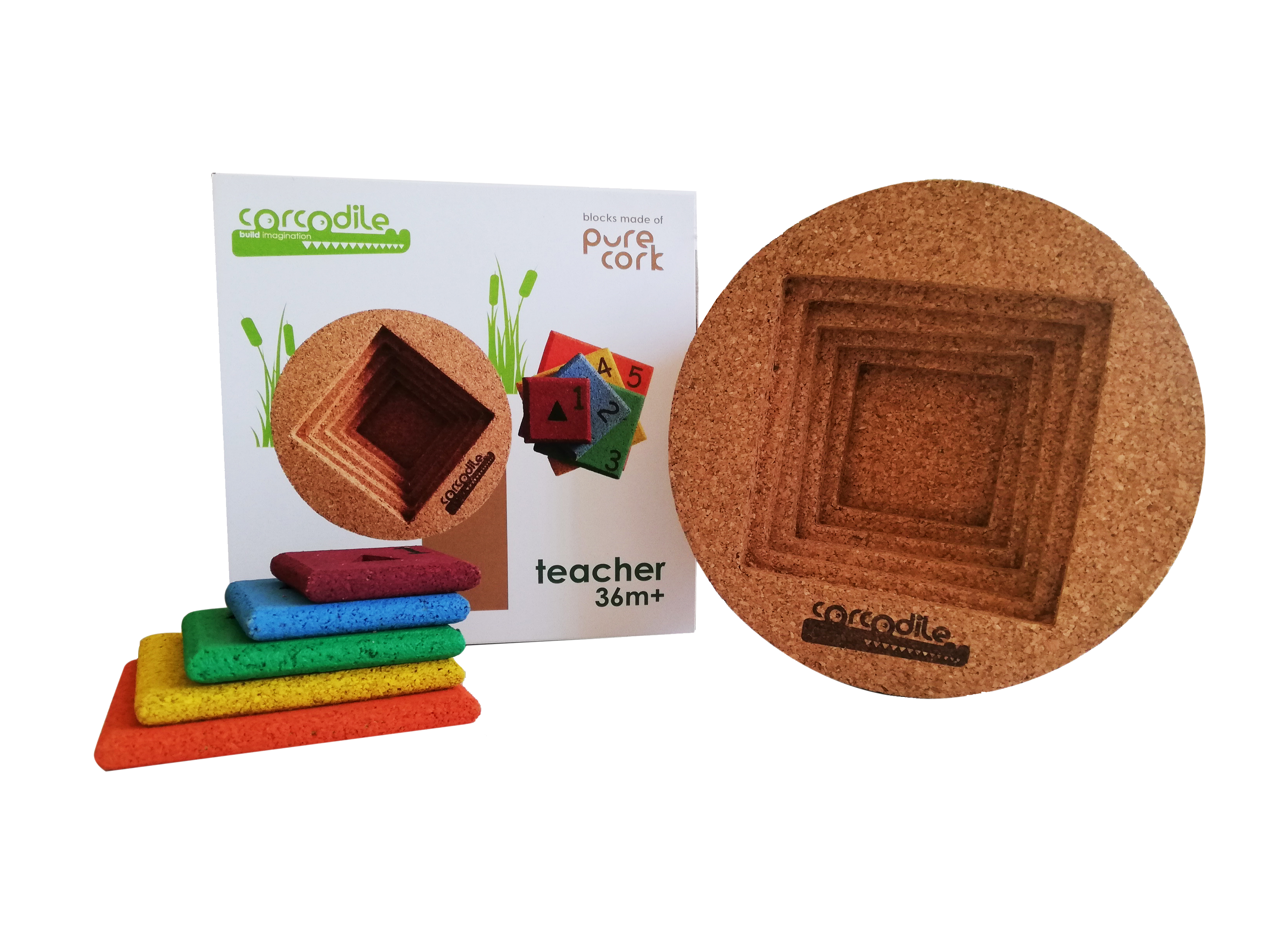The Dida Set Corcho Teacher gioco sughero naturale