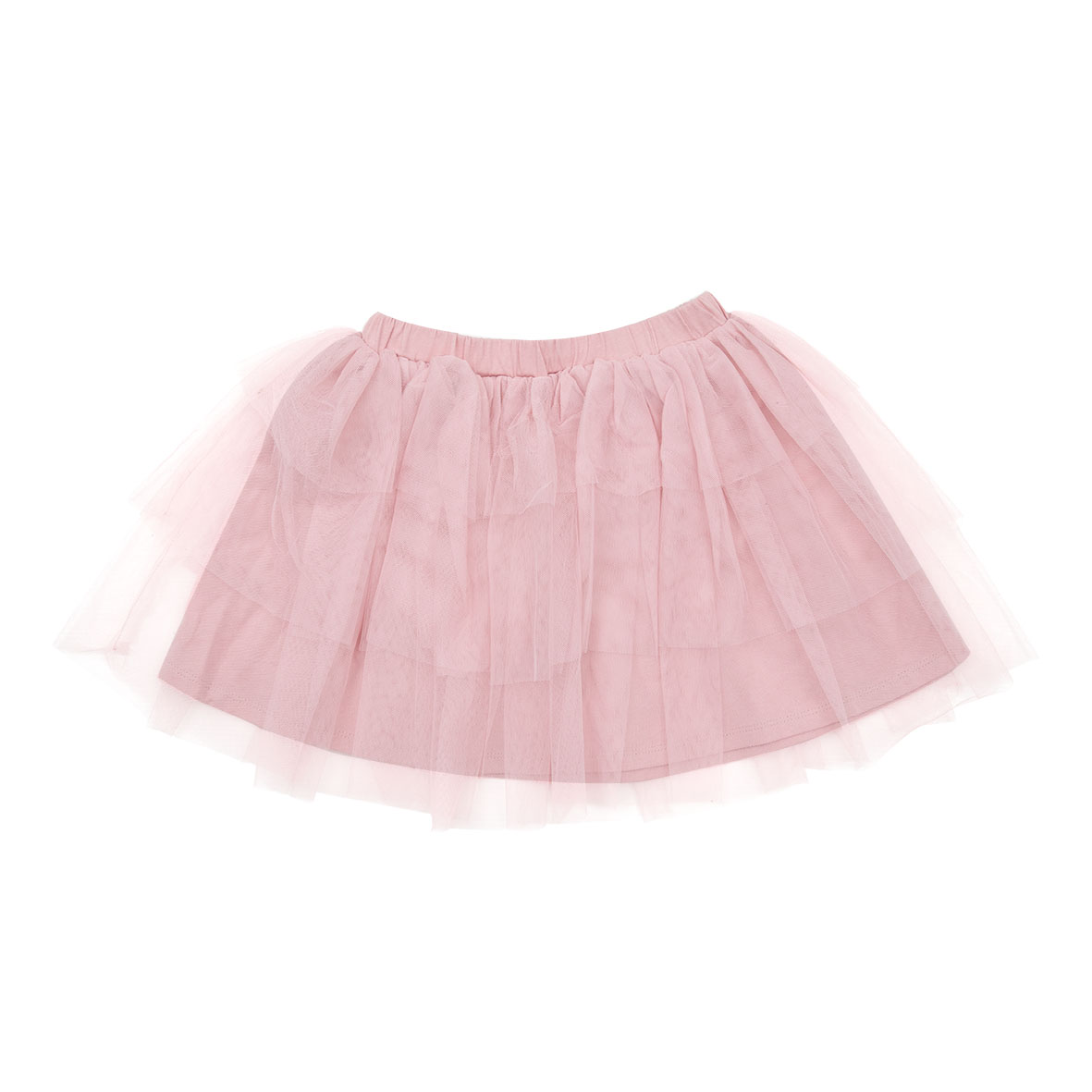 Gonna tulle bimba rosa a balze