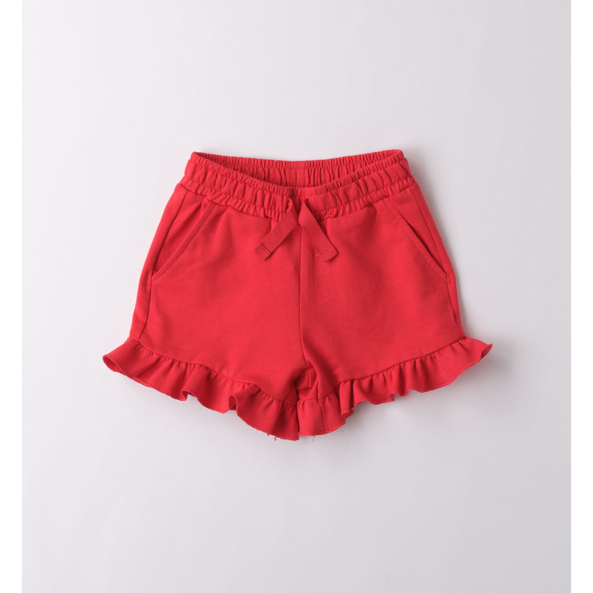 iDO Shorts Bimba Rossi in Cotone 9 Mesi-8 Anni