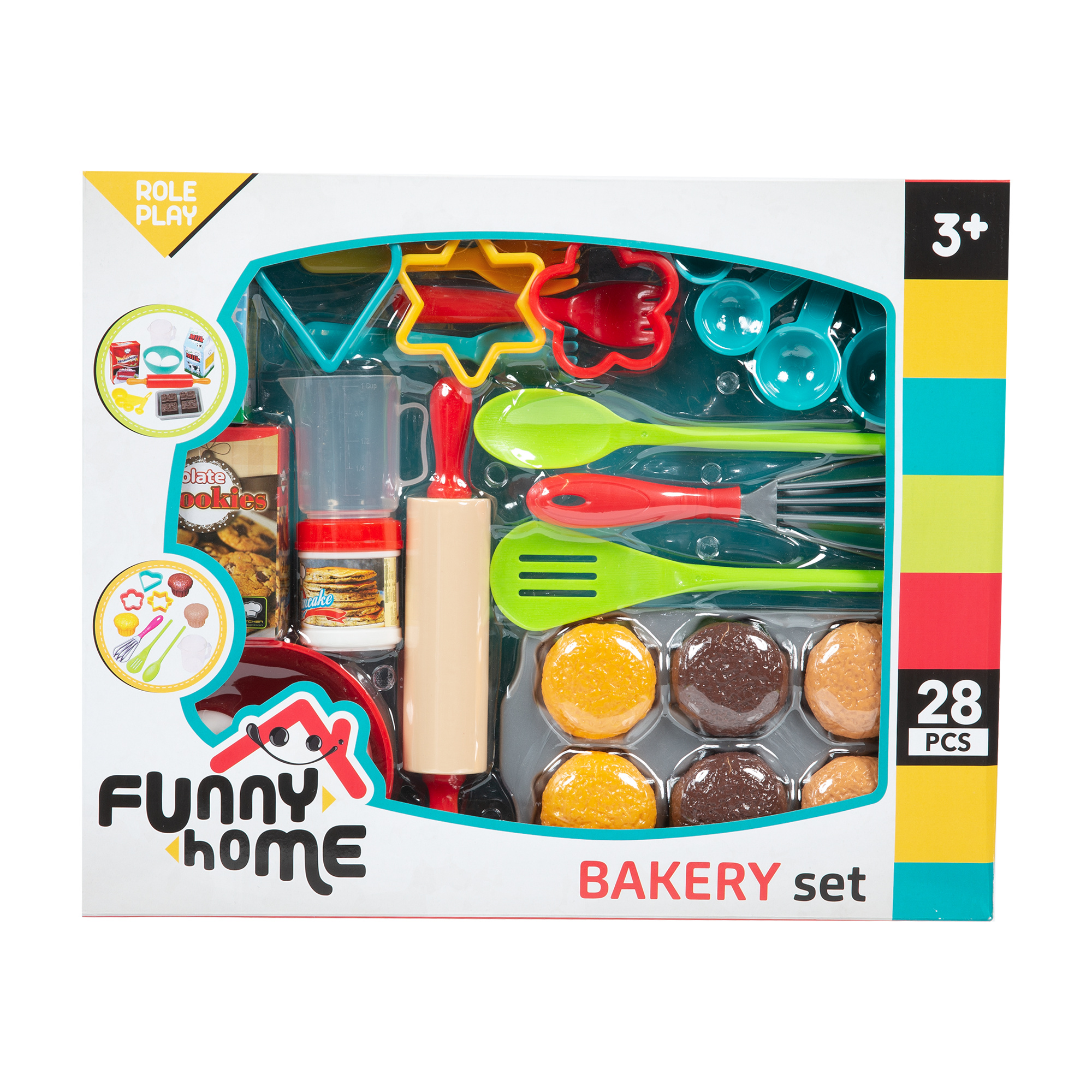 Funny Home Set Pasticceria gioco cucina 30 pezzi assortiti