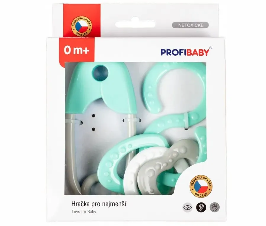 Profibaby sonaglio spilla+otto classico neonati