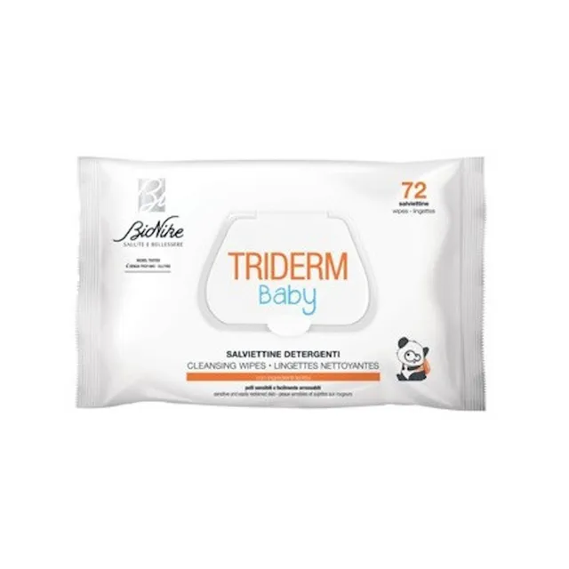 Bionike Triderm salviettine detergenti 72 pezzi