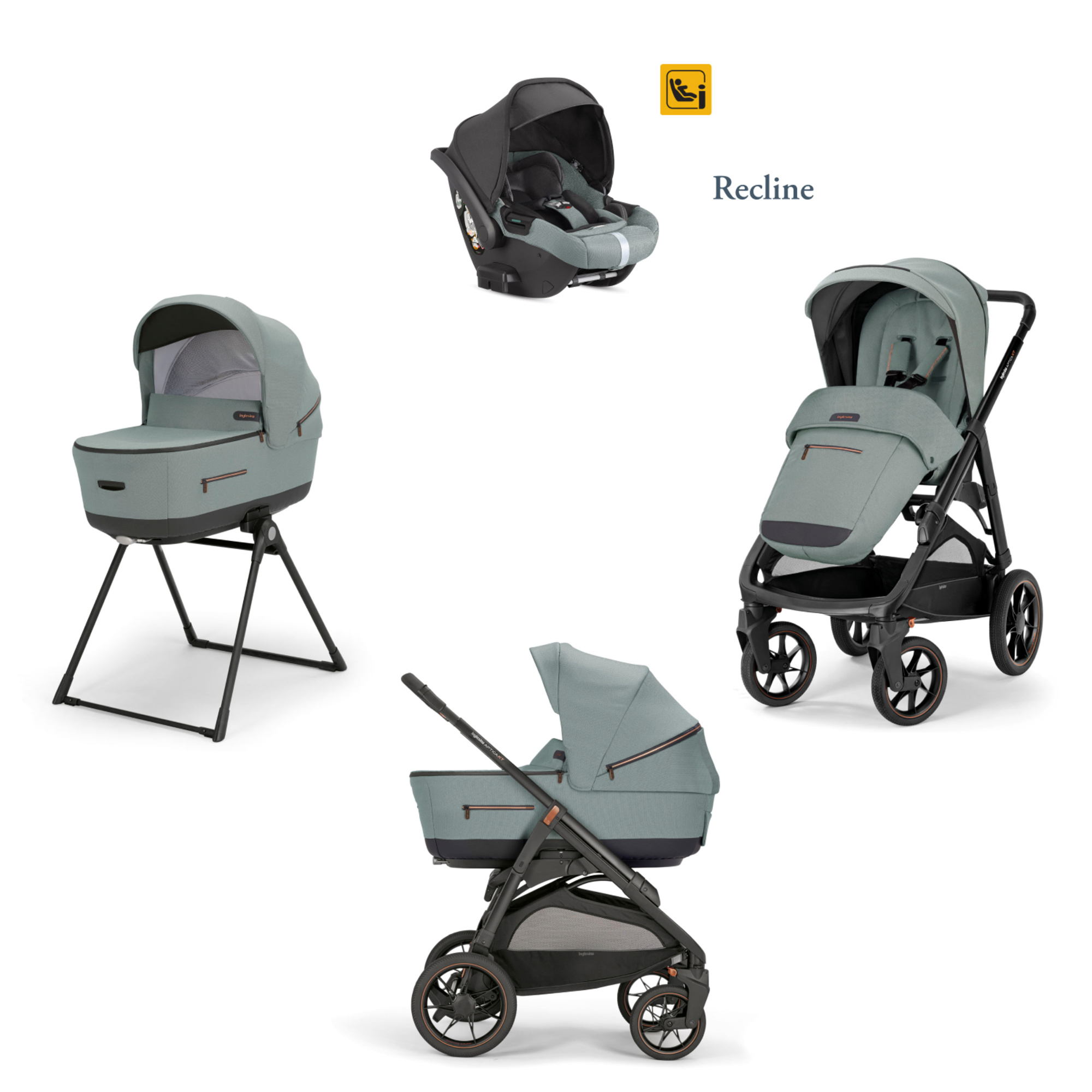 Inglesina Aptica XT System Quattro Trio Igloo Grey