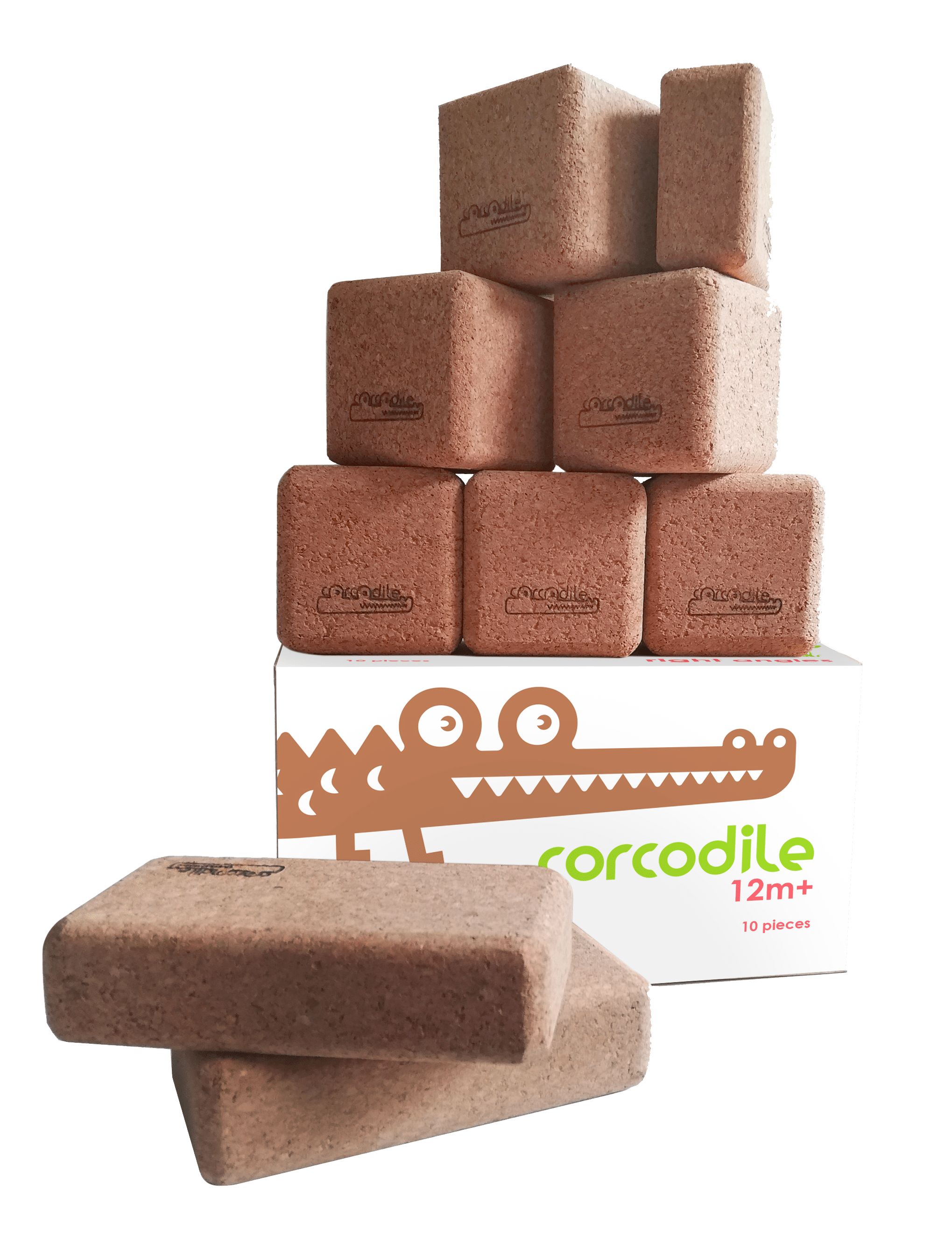 The Dida Right Angles set costruzioni sughero