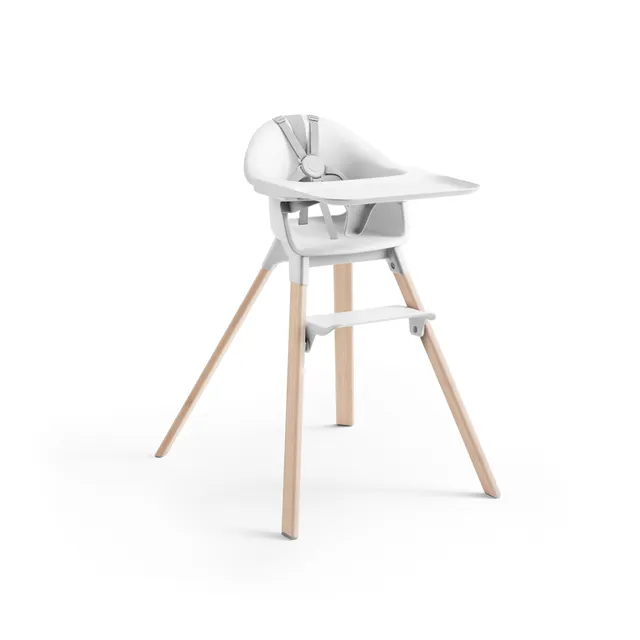 Stokke Clikk seggiolone pappa white facile da usare
