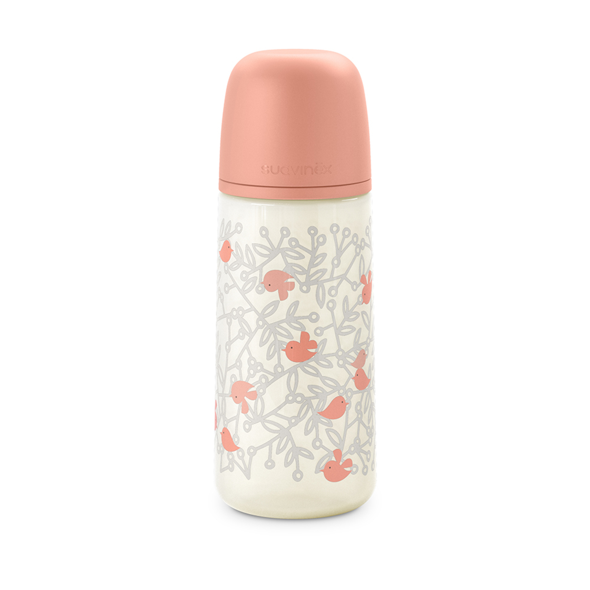 Suavinex SX Pro Birdies biberon 360 ml rosa 6 mesi+