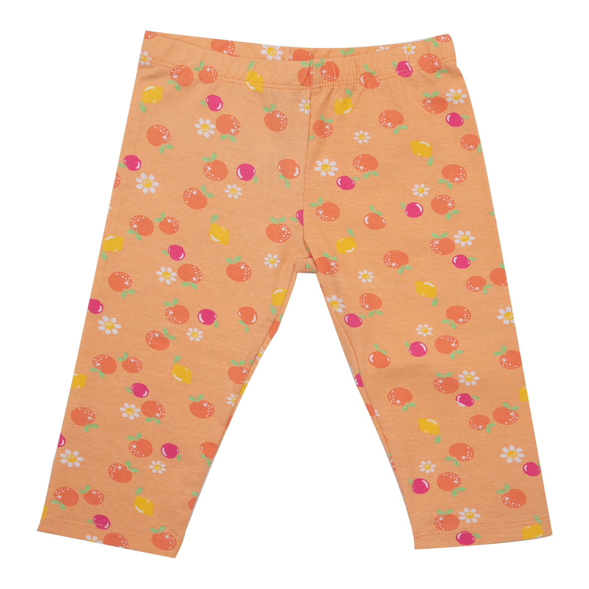 Mawi Leggings 3/4 Bimba Arancio Frutta Cotone