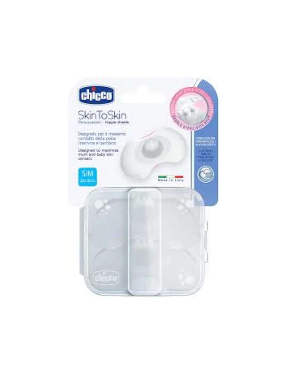 SkinToSkin paracapezzoli silicone S/M 2 pezzi ragadi