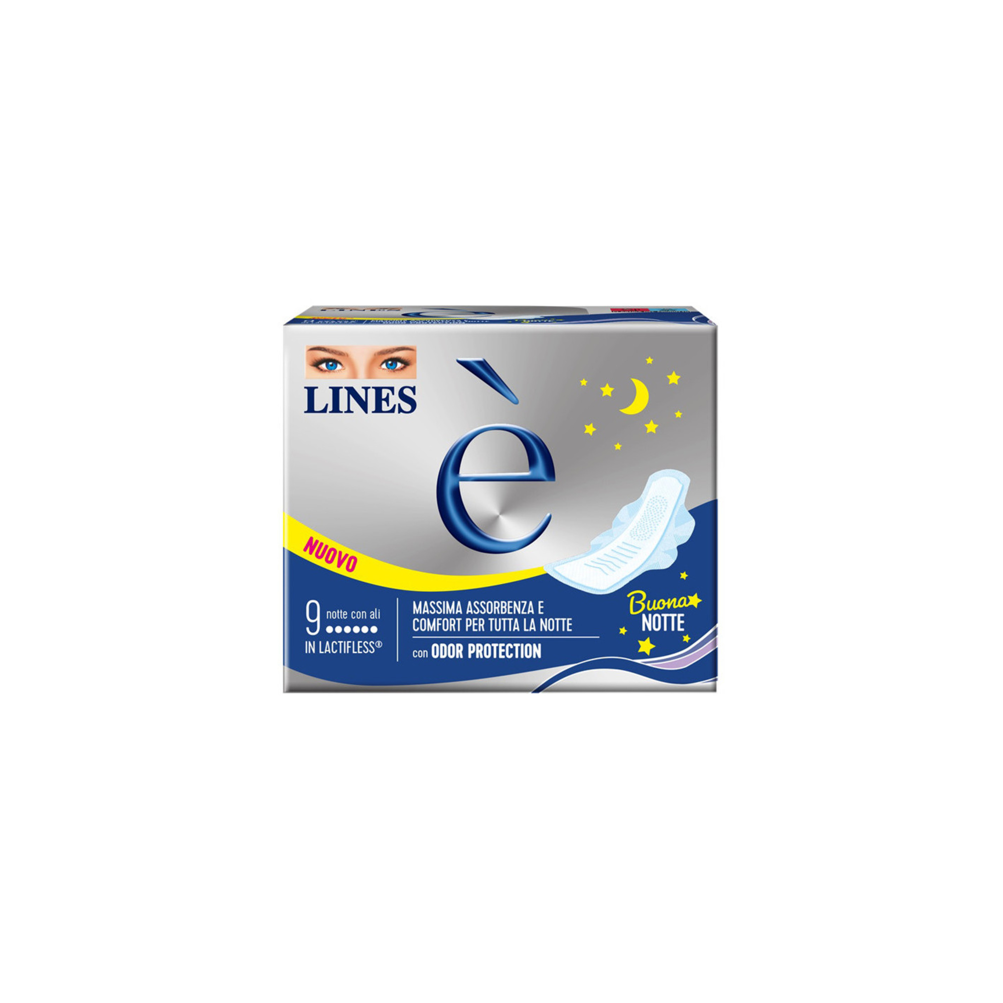 Lines È Notte assorbenti notte Carry Pack 9 pezzi assorbenti