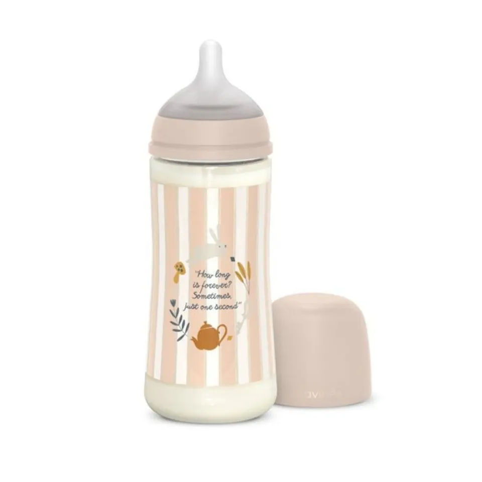Suavinex Wonderland Biberon 360 ml Rosa Flusso Denso