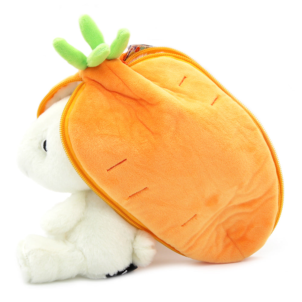 Les Deglingos Flipetz Gadget Peluche Coniglio Carota Reversibile