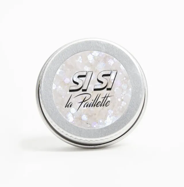 Si Si La Paillette Pure Nuit Blanche glitter viso biodegradabile