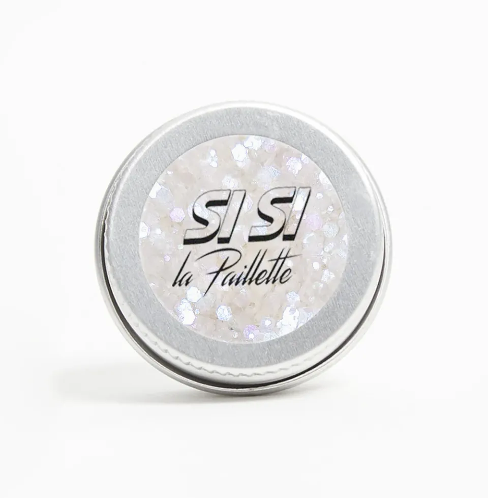 Si Si La Paillette Pure Nuit Blanche glitter viso biodegradabile