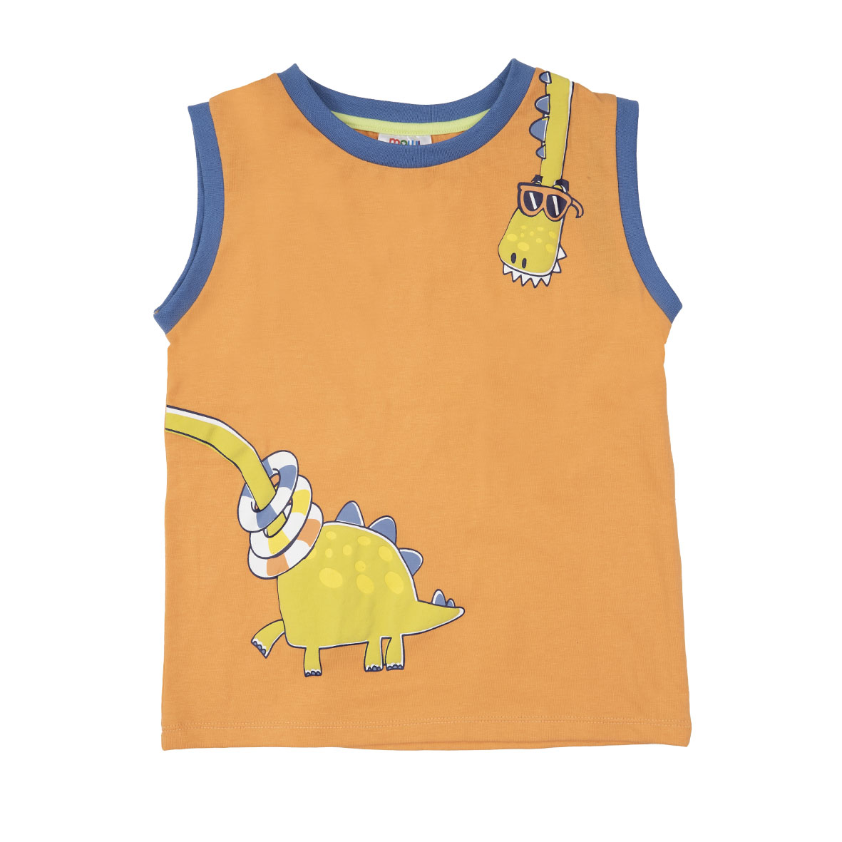 Canotta jersey arancione canotta bimbo dino