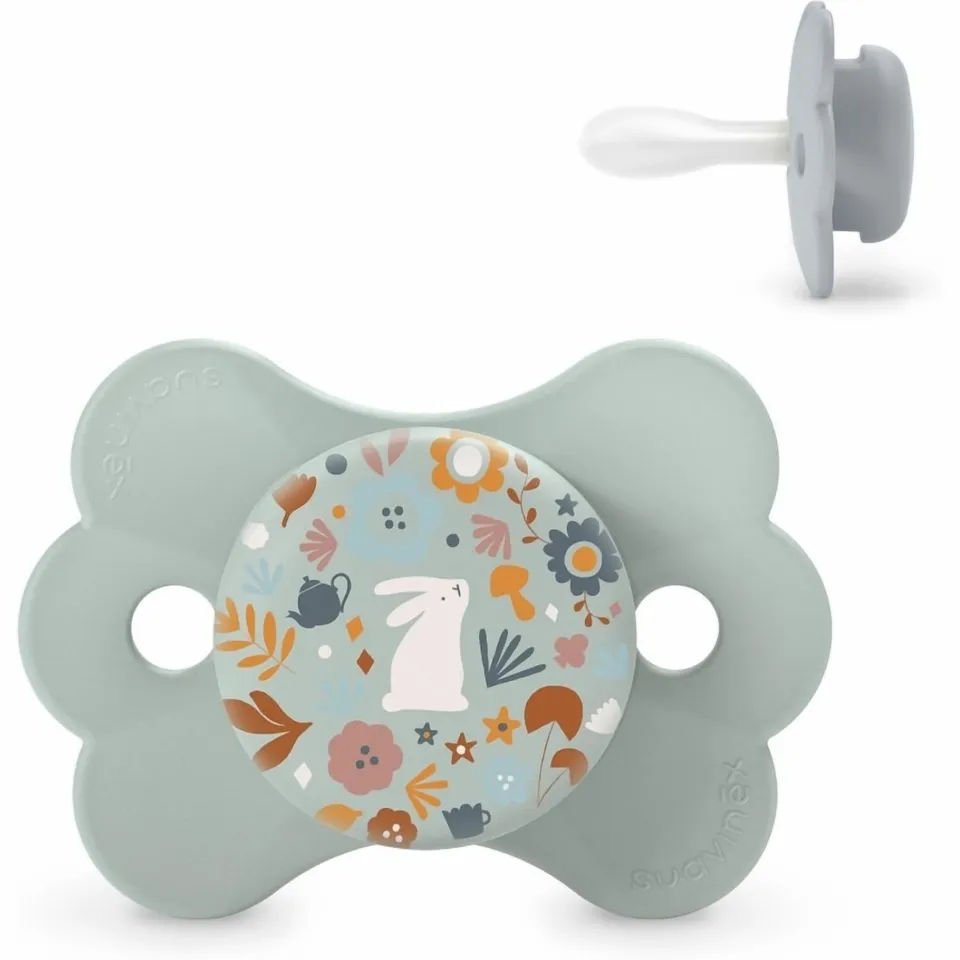 Suavinex Wonderland Liberty Ciuccio Silicone 6-18M Azzurro