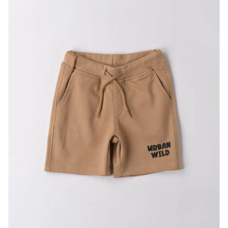 iDO Short beige pantaloncini bimbo cotone