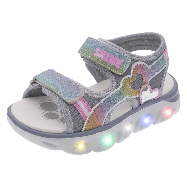 Chicco Sandali Bimba Doppio Strappo con Luci