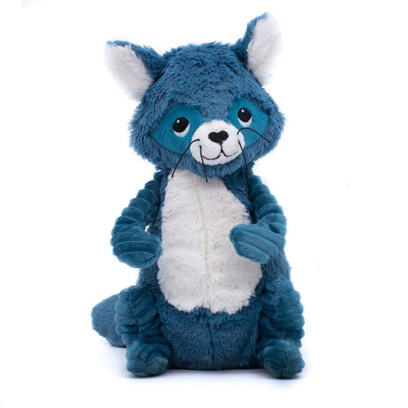 Les Deglingos Ptipotos Netoitou peluche procione blu 26 cm