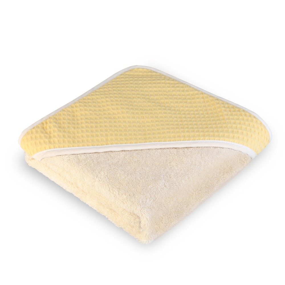 The Dida Bani poncho mare giallo 80x80 cotone