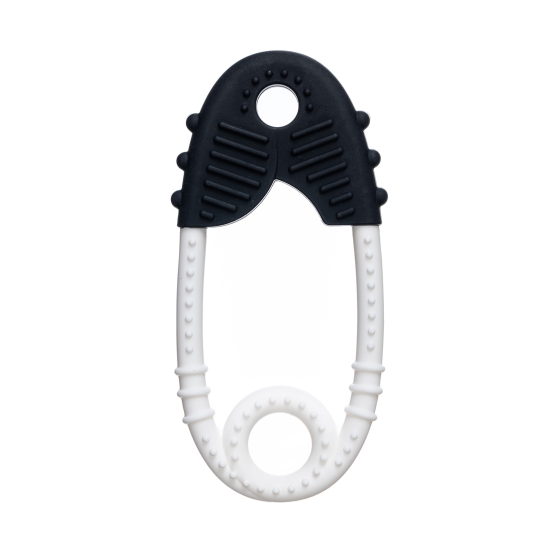 Profibaby Spendlik giocattolo in silicone bianco nero