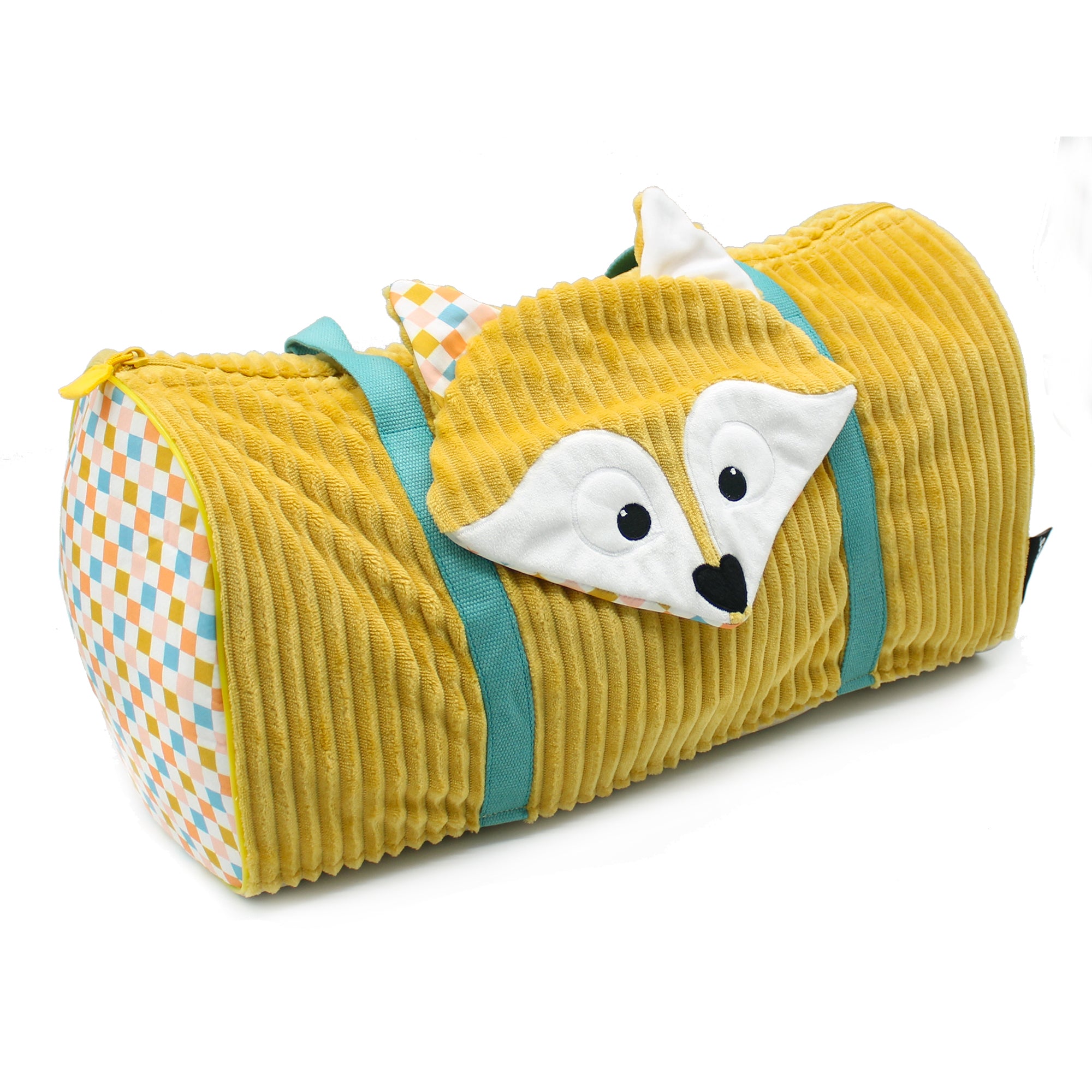Les Deglingos Cyranos borsone weekend volpe giallo 48 cm