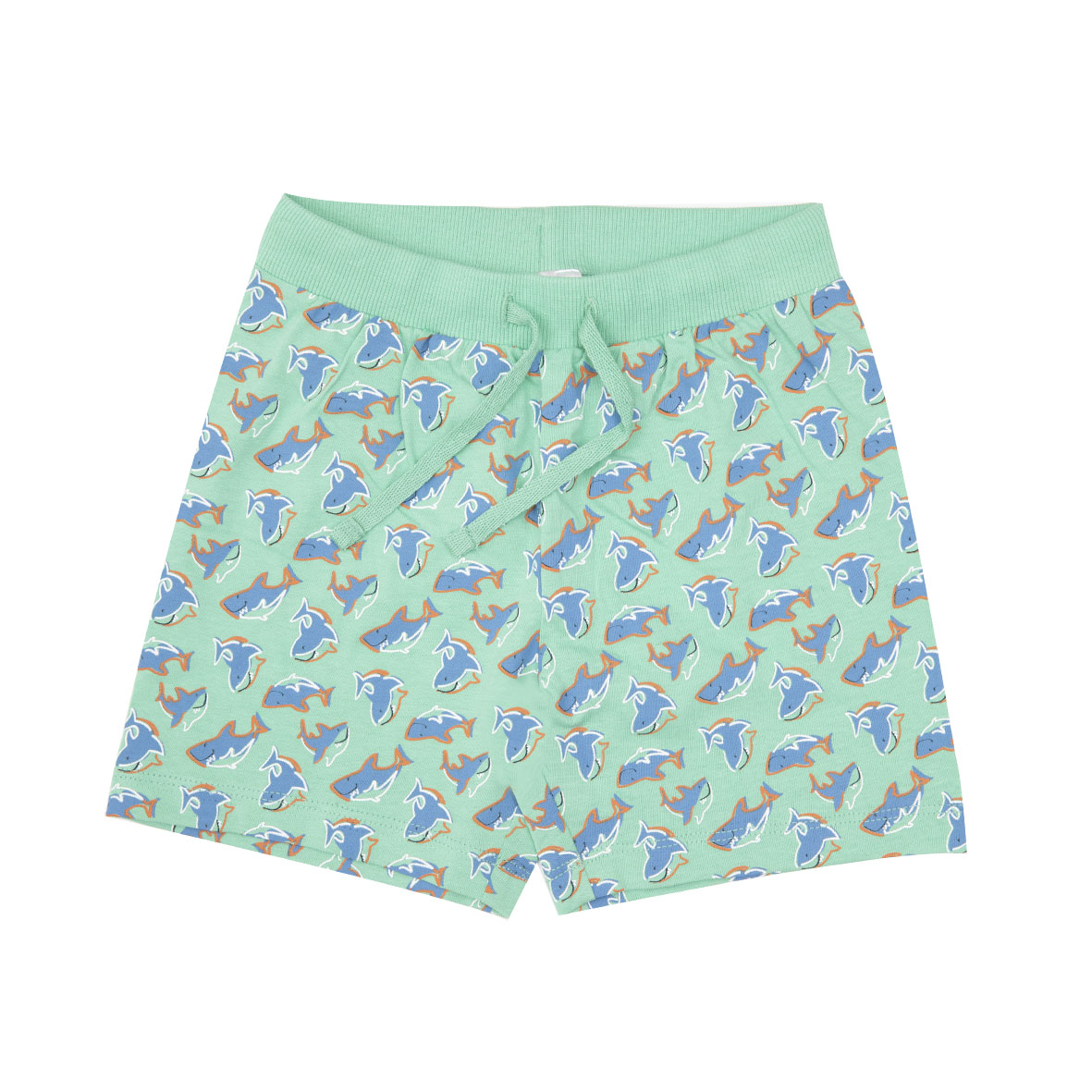 Toys Center Baby short jersey bimbo verde stampa shark tasca