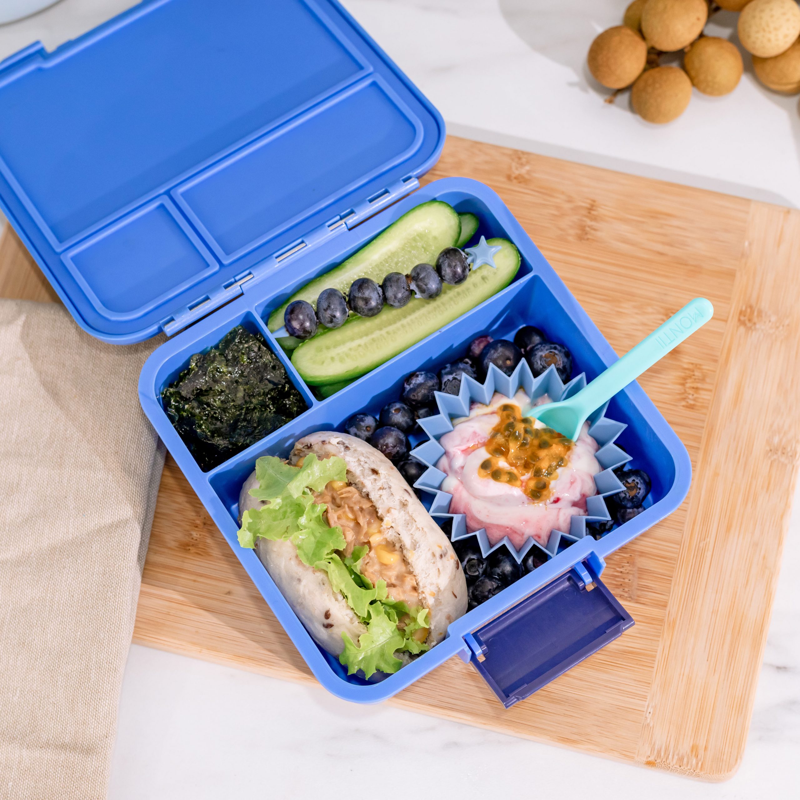 Lunch Punch Vasetti Silicone Coppette Bento per Salse