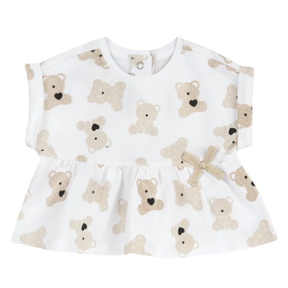 Chicco Maglietta Bambina Maniche Corte Cotone