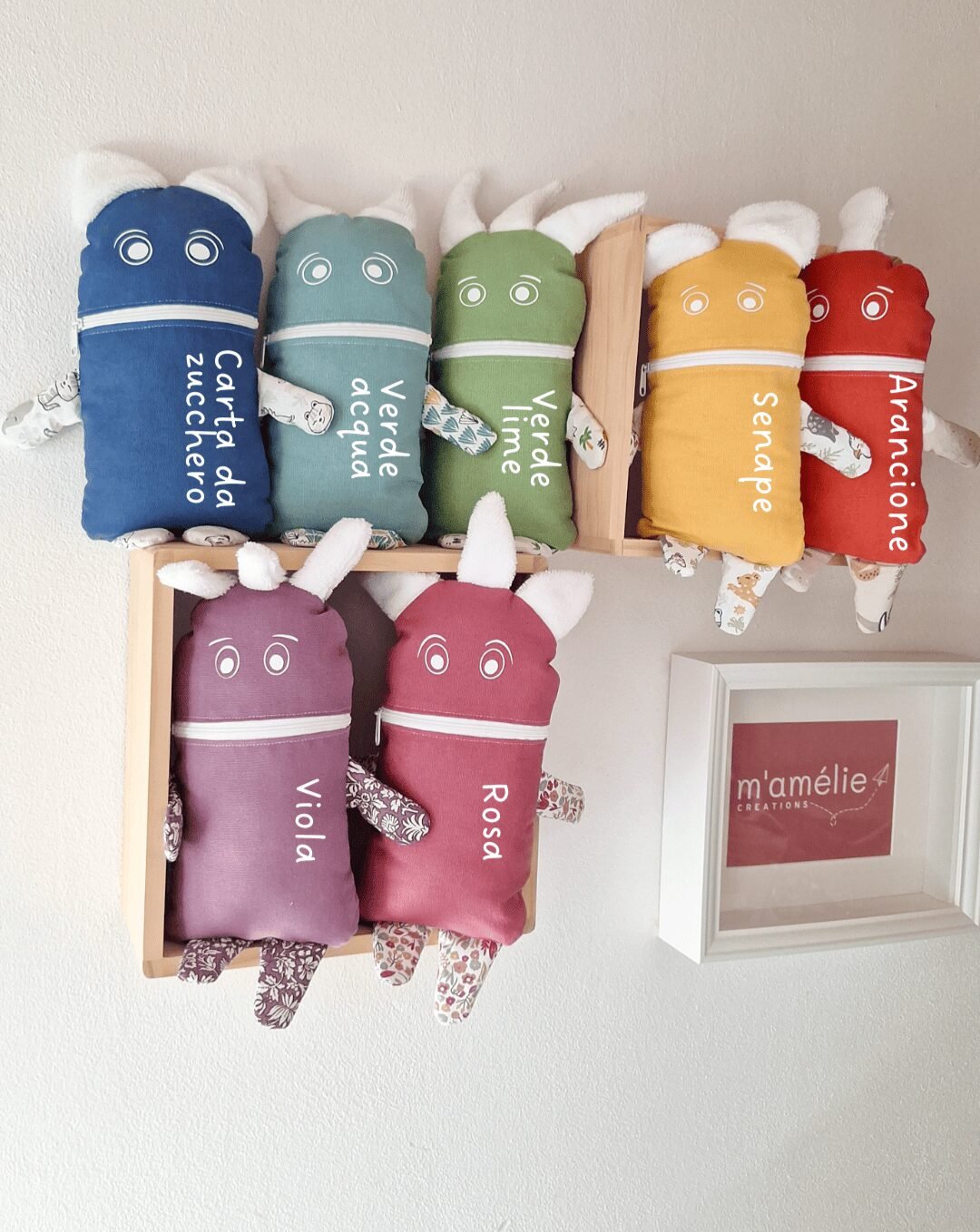M'Amélie Creations Mangiapensieri Pupazzo Emozioni Bambini 3 Anni