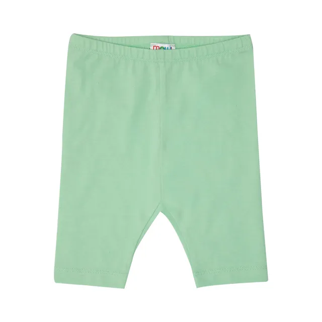 Basic Legging 3/4 Jersey Bimba Verde Chiaro Cotone
