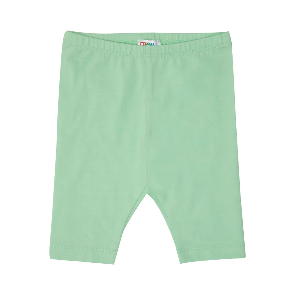 Basic Legging 3/4 Jersey Bimba Verde Chiaro Cotone
