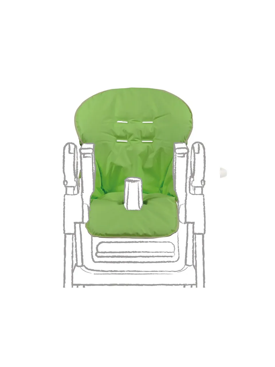 Giordani Copri Seggiolone PVC verde universale lavabile
