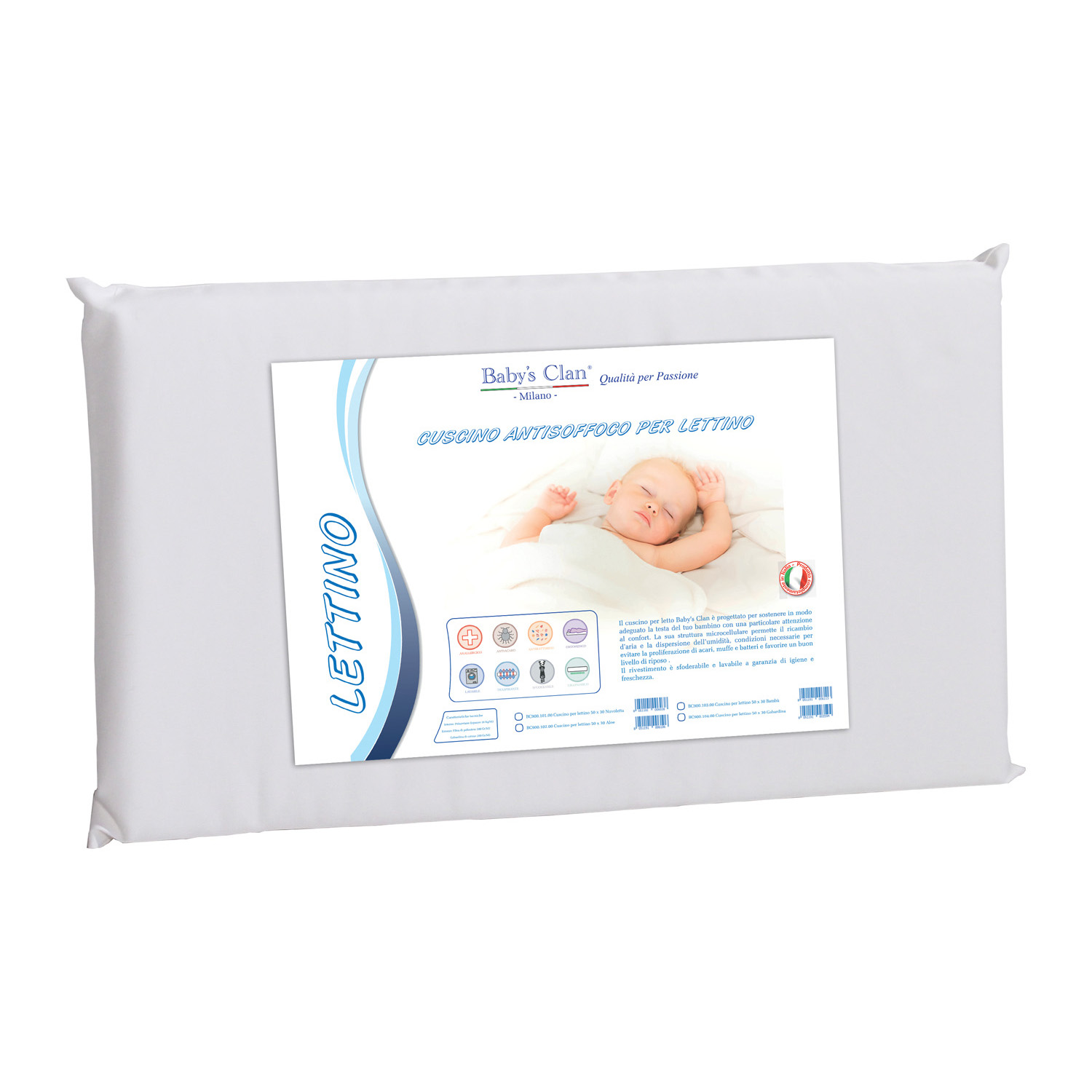 Baby’s Clan Relax cuscino lettino in cotone