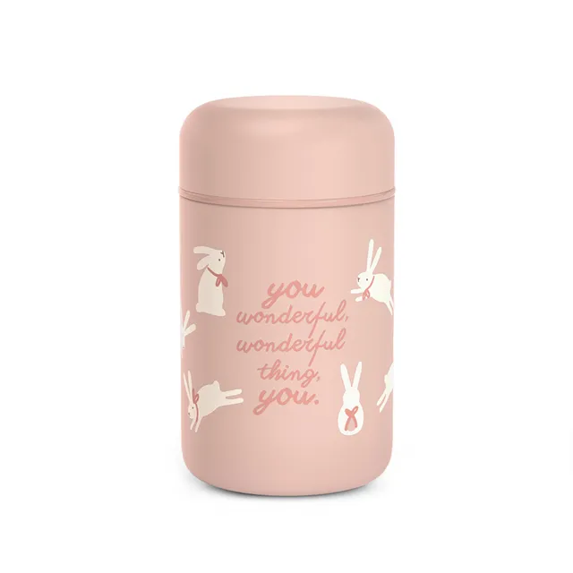 Suavinex Wonderland portapappa termico 400ml rosa