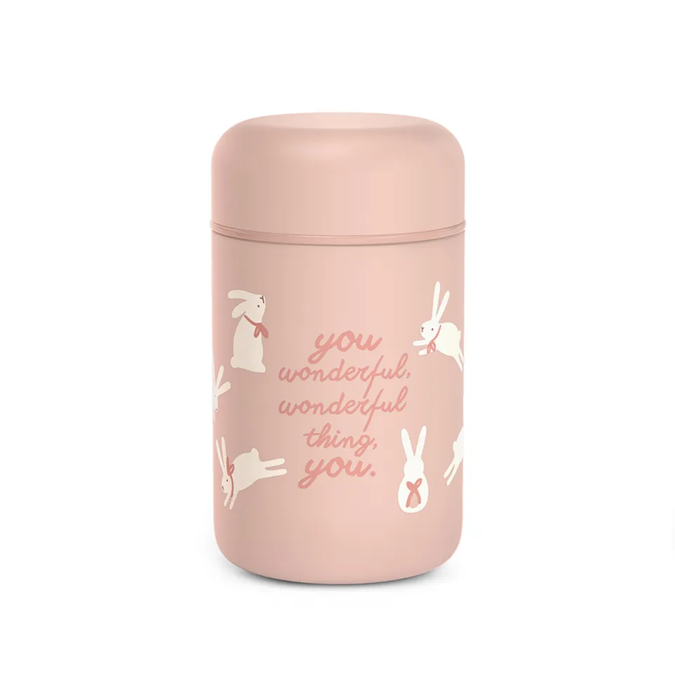 Suavinex Wonderland portapappa termico 400ml rosa