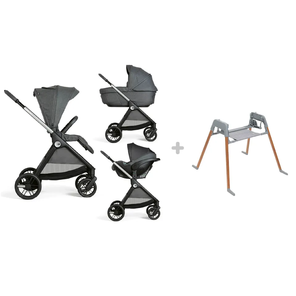 Chicco Trio Bellagio Kory Plus passeggino Black Satin