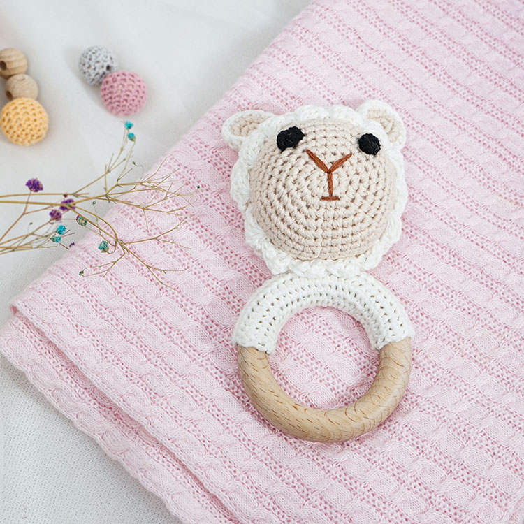 Piccoli Toys Clelia sonaglio uncinetto pecora cotone