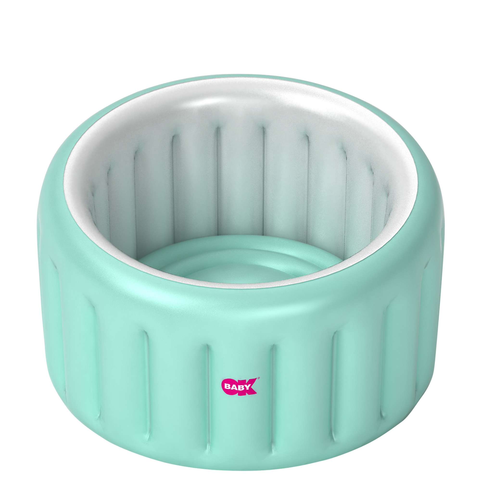 Ok Baby Oplà Soft vaschetta gonfiabile azzurra 8-36 mesi
