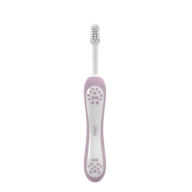 Chicco Oral Care spazzolino 6m+ lilla gengive