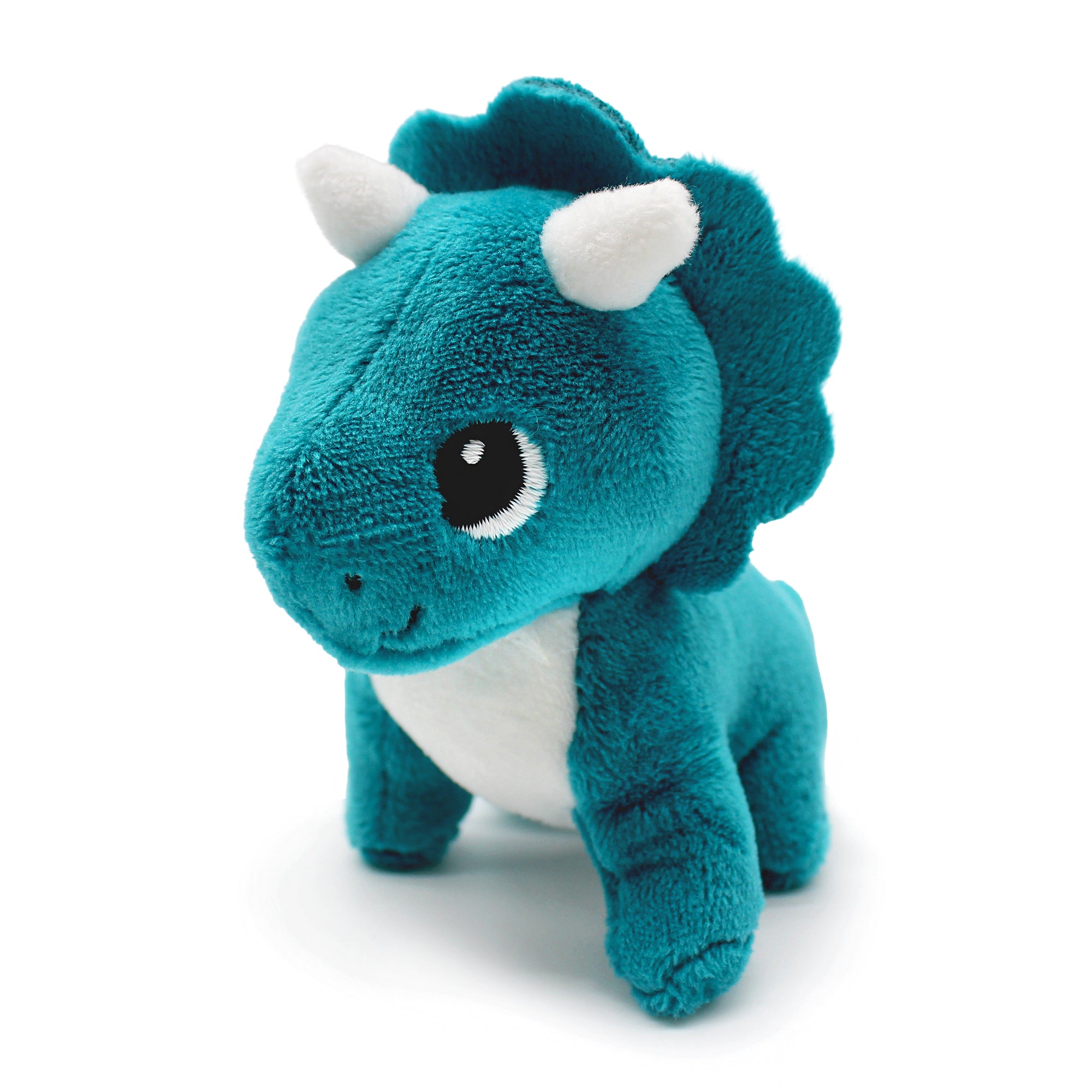 Les Deglingos Ptipotos Penelops peluche dinosauro mamma bebè blu