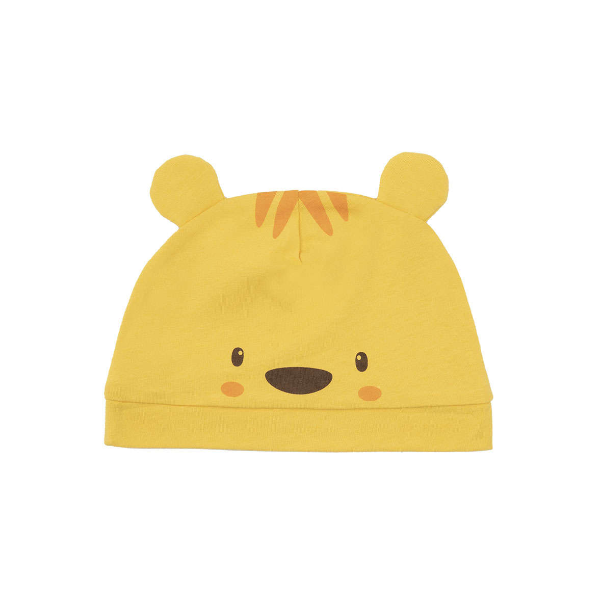 Cappello Jersey Bimbo Giallo con Orecchie Animaletto