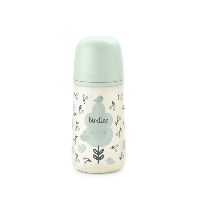 Suavinex Birdies SX Pro Biberon 270ml Verde 0m+ medio